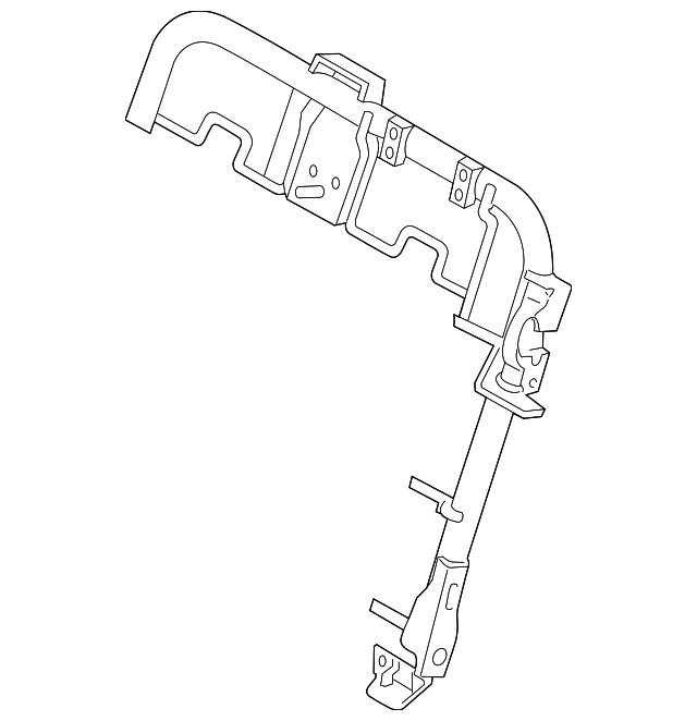 6902B971 Деталь SEAT BACK FRAME
