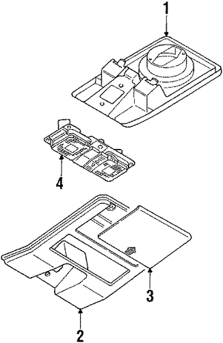 323 OVERHEAD CONSOLE