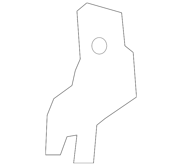 52531-04010 UPPER RETAINER RETAINER, LEFT