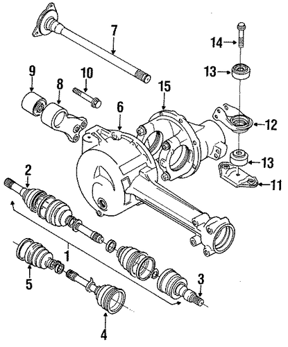 Tracker DRIVE AXLES