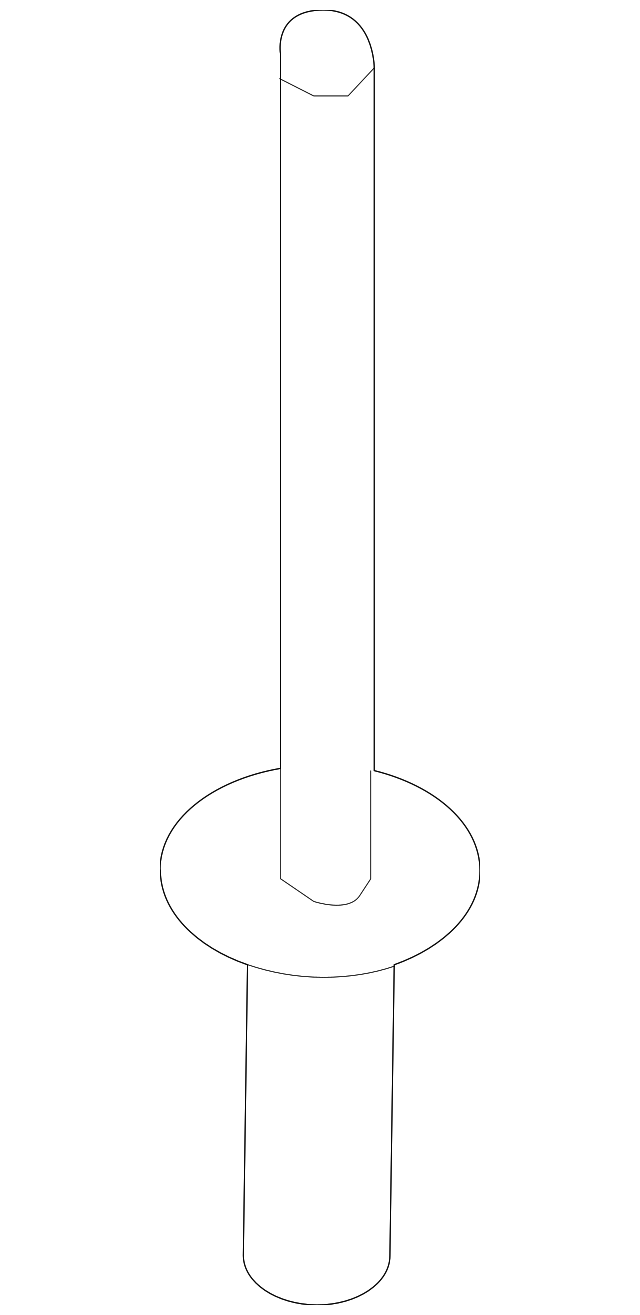 6107187AA Деталь GRIP HANDLE RIVET, RIGHT