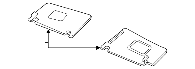 5VW46MS7AA Деталь SUNVISOR, RIGHT