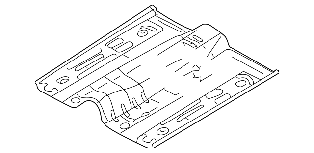MN133504 Деталь FRONT FLOOR PAN