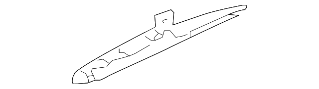 MR975242 Деталь SILENCER, RIGHT