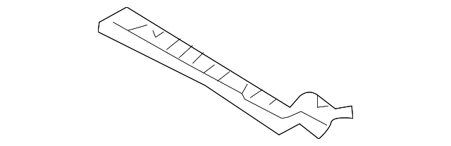 MN133401 Деталь REAR CROSSMEMBER, LEFT