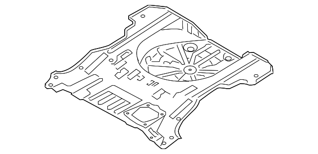 ZZDA-53-700 Деталь REAR FLOOR PAN