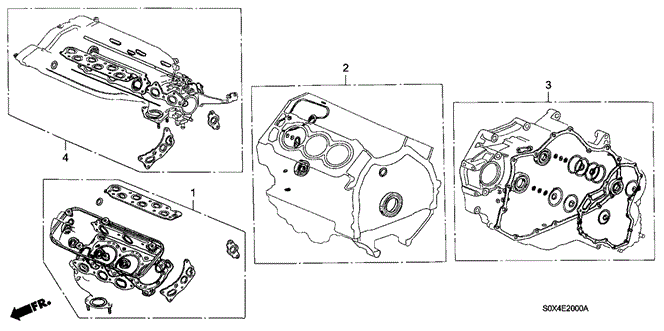 GASKET KIT, AT TRANSMISSION - 2001 Honda ODYSSEY (06112P7T000) GASKET KIT, AT TRANSMISSION - 2001 Honda ODYSSEY (06112P7T000)