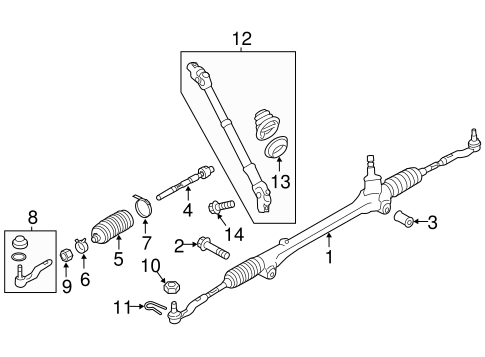 FR-S STEERING GEAR & LINKAGE