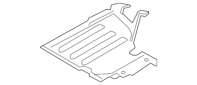 51-75-7-290-809 Деталь FLOOR COVER, LEFT