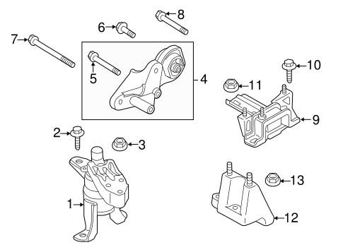 2 ENGINE & TRANS MOUNTING 2
