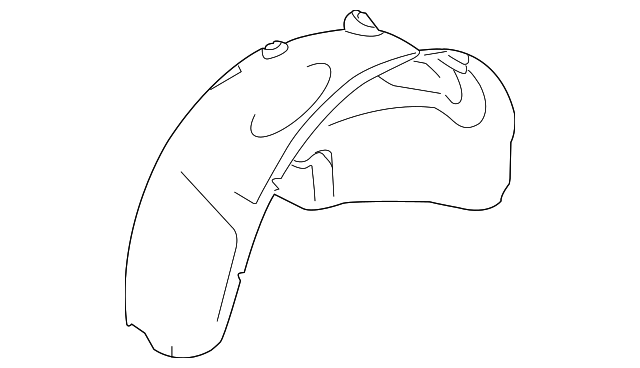 7L6-809-961-L Деталь FENDER LINER, LEFT