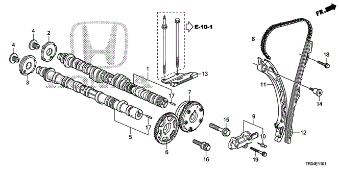 CIVIC SEDAN CAMSHAFT - CAM CHAIN (2.4L)