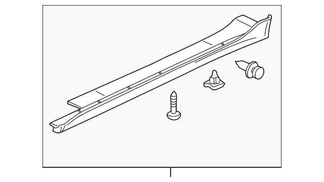 6512A491 Деталь ROCKER MOLDING, LEFT