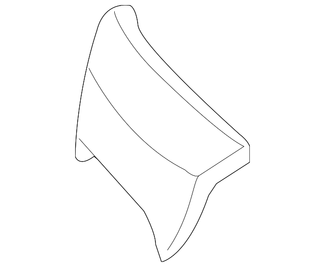 10398877 Деталь UPPER SUPPORT, LEFT
