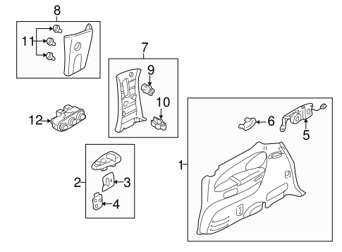 MPV INTERIOR TRIM - SIDE PANEL