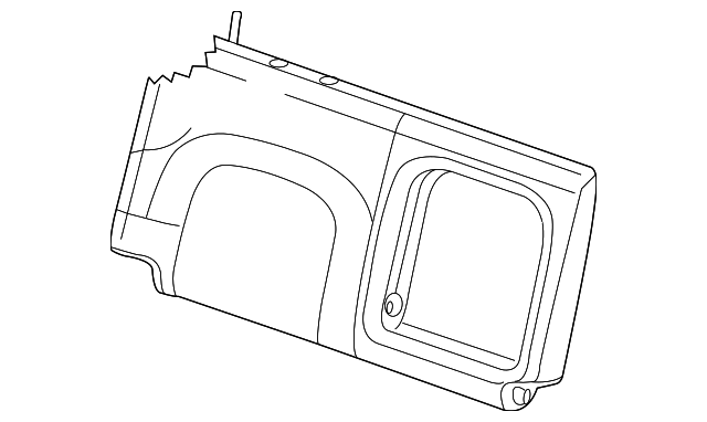 8718082ZE0 Деталь SEAT BACK COVER
