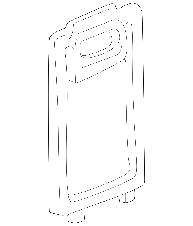 15968689 Деталь STORAGE BOX DOOR, RIGHT