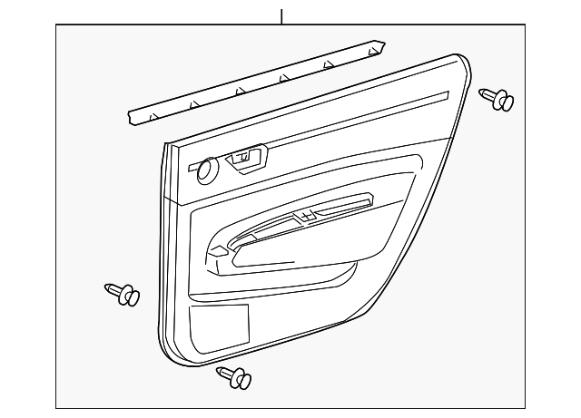 67640-47150-C1 Деталь DOOR TRIM PANEL, LEFT