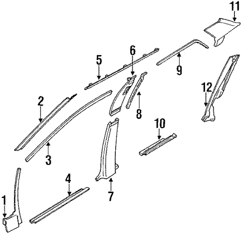 Corolla PASSENGER COMPARTMENT TRIM 2