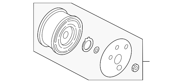 38900-P2E-A01 Деталь CLUTCH SET, COMPRESSOR