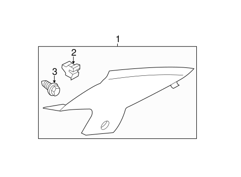 Maxima INTERIOR TRIM - QUARTER PANELS