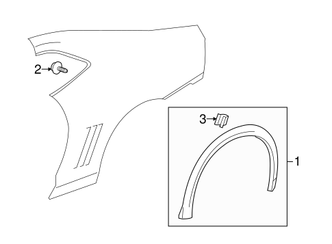 Camaro EXTERIOR TRIM - QUARTER PANEL 2