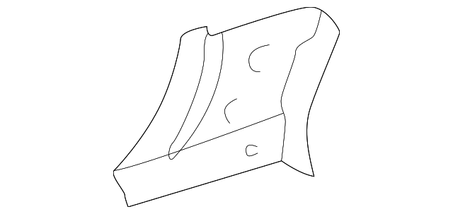 55255915AD Деталь INNER SIDE PANEL, LEFT