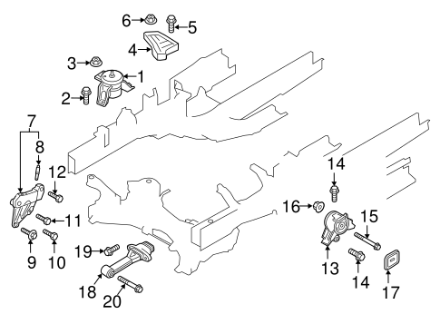 Sorento ENGINE & TRANS MOUNTING