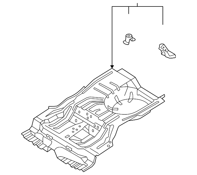 GDYB5371Y Деталь REAR FLOOR PAN