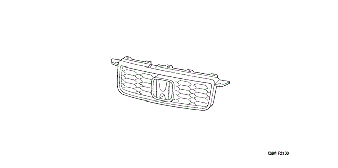 ACCESSORIES/FRONT GRILLE for 2008 Honda PILOT #1