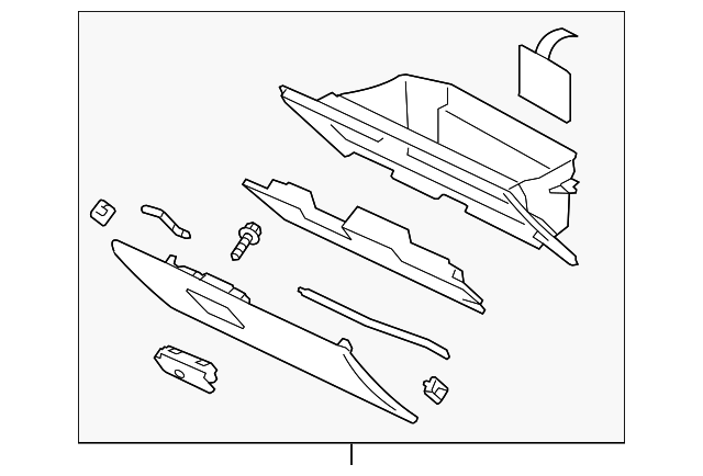 66121VA130VH Деталь GLOVE BOX ASSY