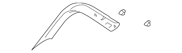 91177505 Деталь UPPER TRIM PANEL, LEFT