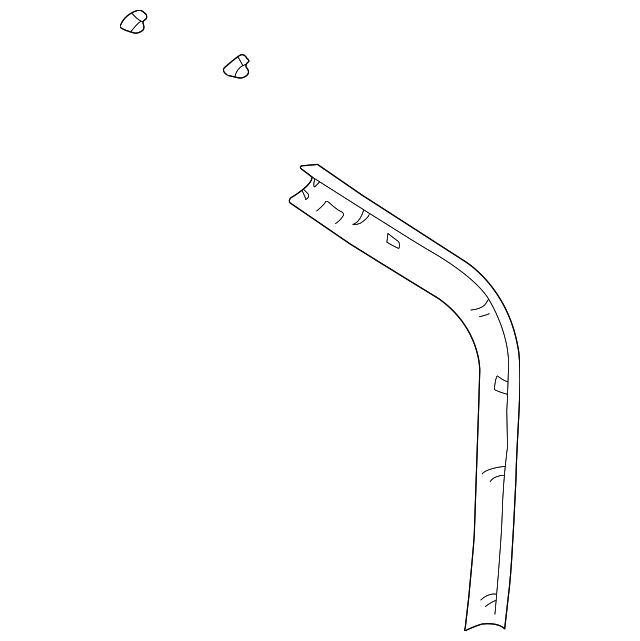 91177508 Деталь UPPER TRIM PANEL, RIGHT