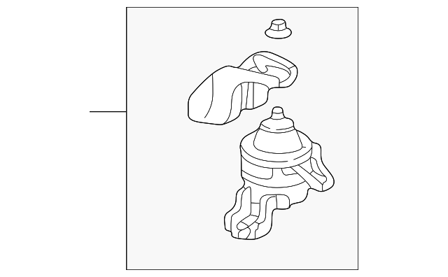 50820-S10-A01 Деталь RUBBER ASSY., ENGINE SIDE MOUNTING