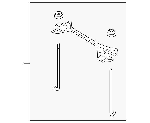 7251086Z00 Деталь BATTERY HOLDER