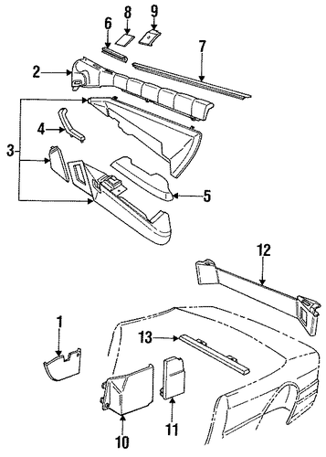 Allante INTERIOR TRIM 2