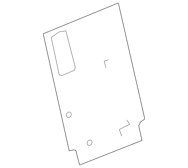 15899600 SEAT BACK PANEL, RIGHT