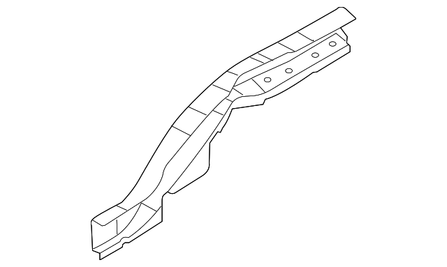 5054202AA Деталь REAR FRAME RAIL, RIGHT