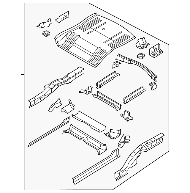 5054198AB Деталь REAR FRAME ASSY