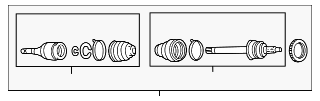 FA61-25-600R-0A Деталь AXLE ASSY, LEFT