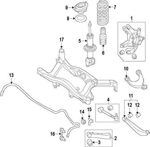 WRX Задняя подвеска