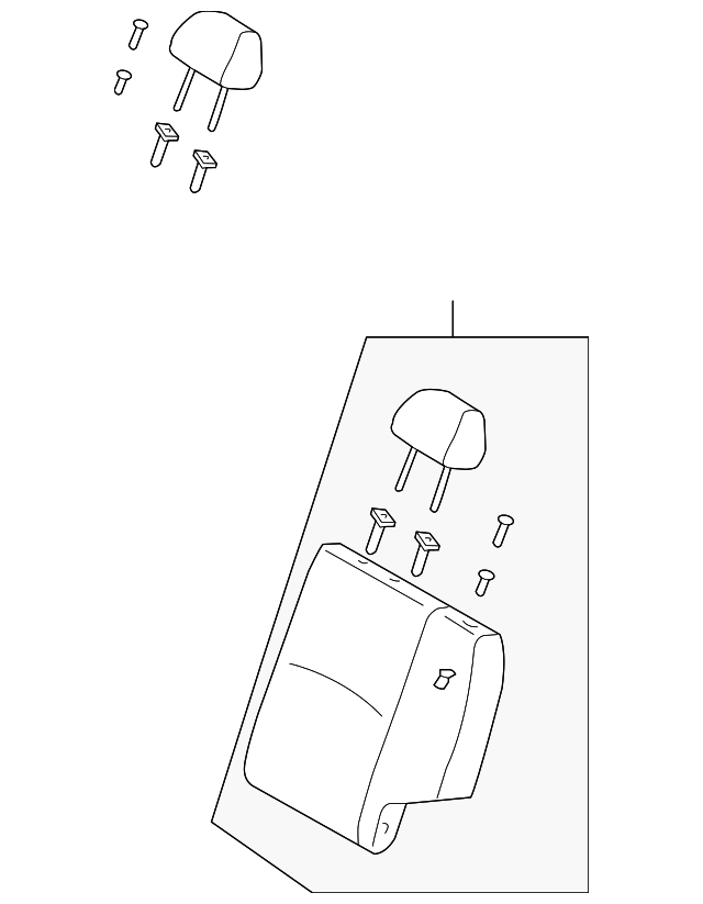 89300-FD191090 Деталь SEAT BACK, LEFT