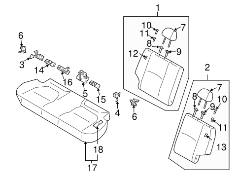 Rio REAR SEAT