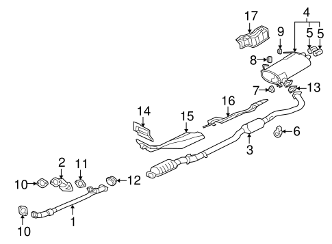 Outlander EXHAUST COMPONENTS 2
