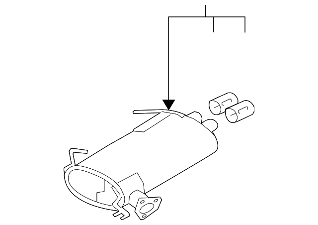 1571B005 Деталь MUFFLER
