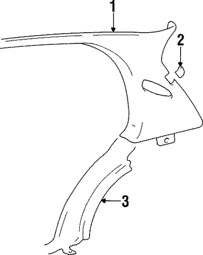 Sonata INTERIOR TRIM - QUARTER PANELS