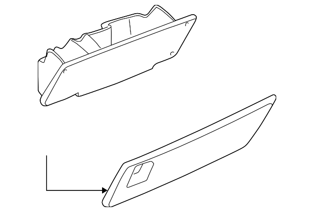 15747027 Деталь GLOVE BOX ASSY
