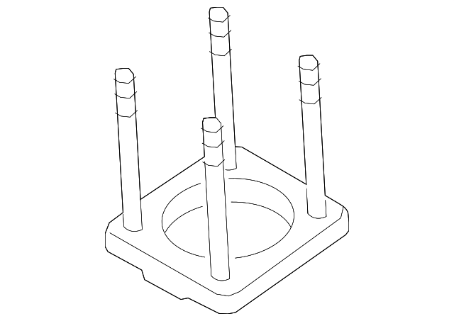 19316702 Деталь MOUNT PLATE, RIGHT