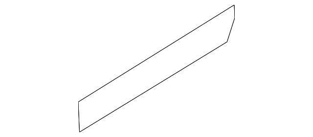 9L3Z-9929038-A Деталь REAR MOLDING, RIGHT