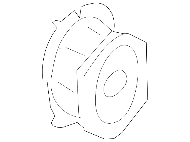 9L3Z-18808-M Деталь REAR SPEAKER, RIGHT